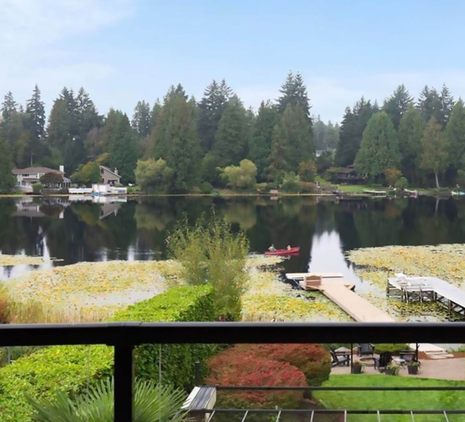 Jenson Lake Mower lakefront home before use